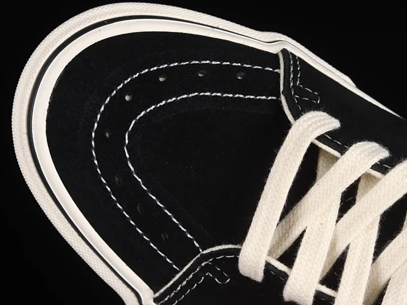All categories Vans Vans series Vans Mid Vans China Vans Sk8-Mid Vans official black and white checkerboard Chinese casual sneakers VN0A391FJB2